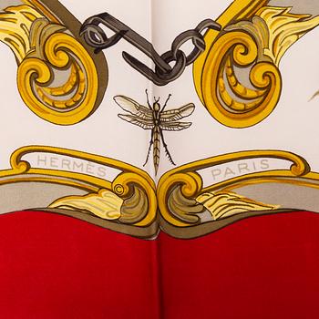 HERMÈS, scarf, "Ingrid", Lenke Szechwnzyl, original edition 1969.