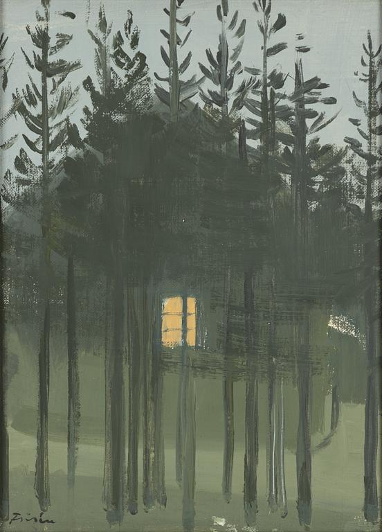 Vera Frisén, Cottage Among the Trees.