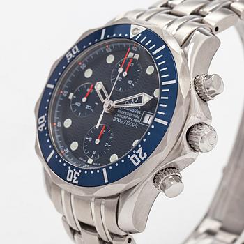 Omega, Seamaster, kronografi, rannekello, 41,5 mm.