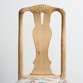 Twelve chairs (4 and 8 matched), Swedish Rococo, 18th century.