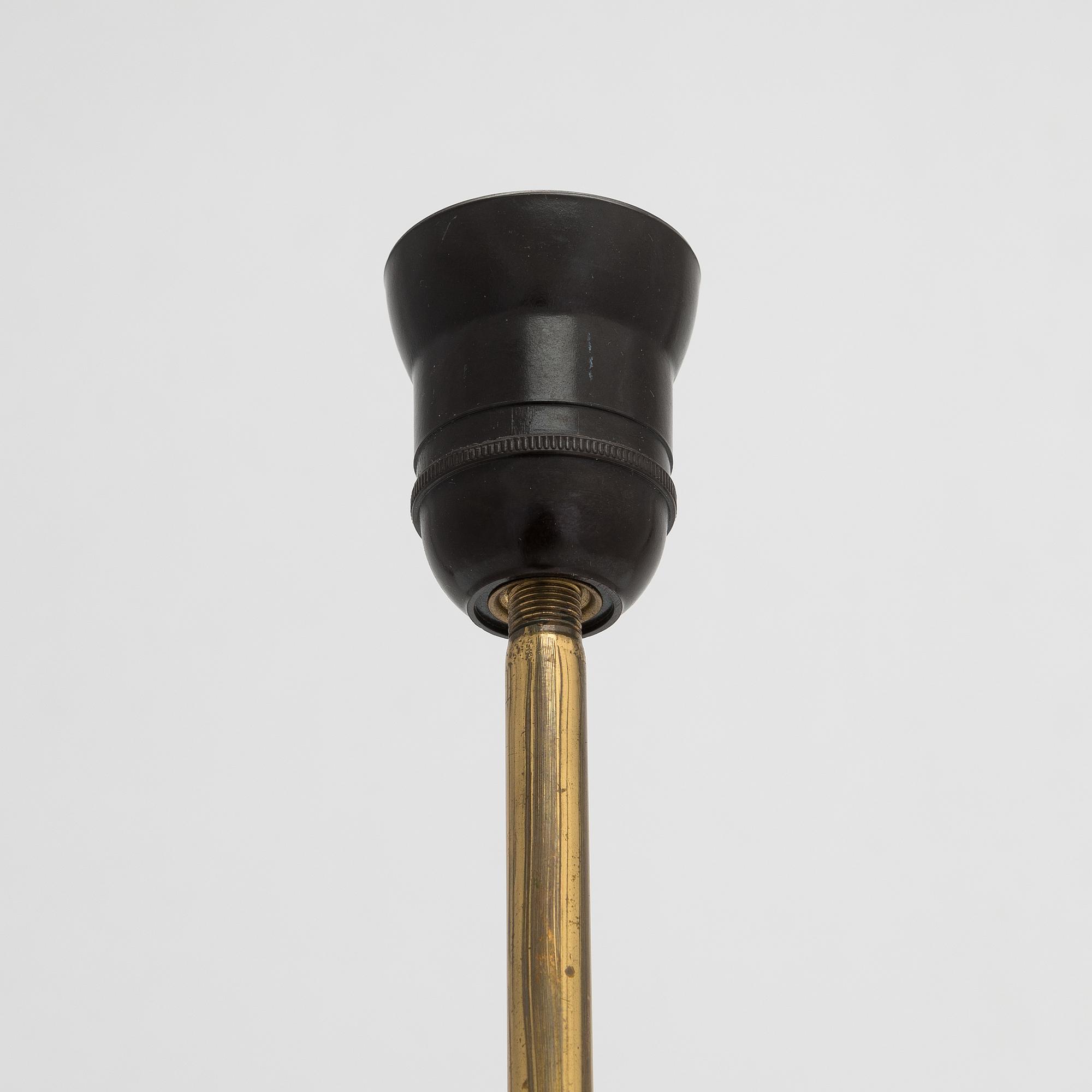 A mid 20th century table lamp, manufacturer Sähkö Oy.