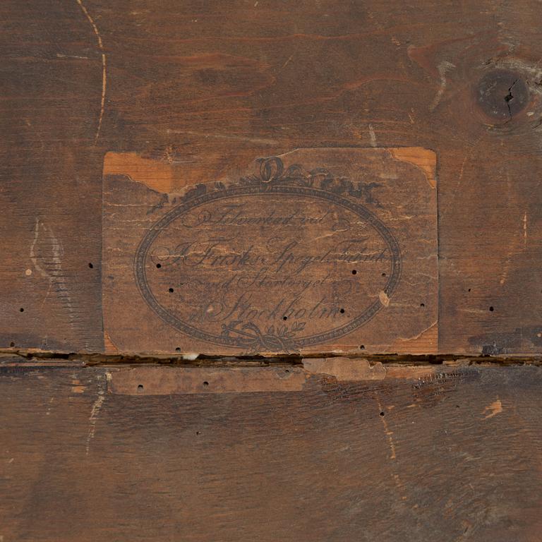 Jonas Frisk, spegel med konsolbord, sengustavianska, (spegelfabrikör i Stockholm 1805-1824).