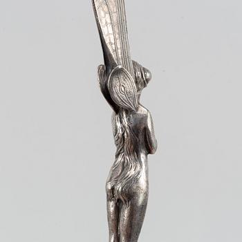 A pair of Art Nouveau fairy letter openers, early 20th Century.