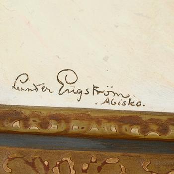LEANDER ENGSTRÖM, olja på duk, signerad.