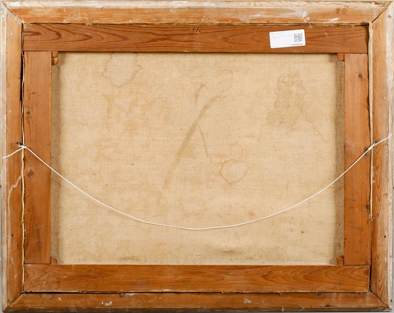 OKÄND KONSTNÄR, olja på duk, 1800-tal.