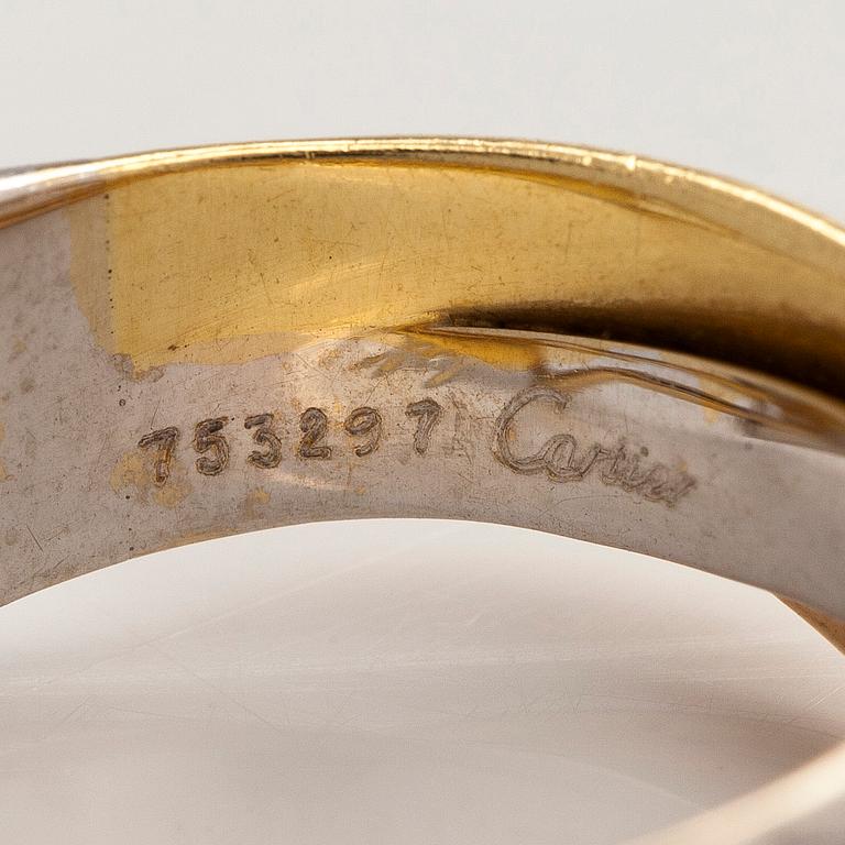 Cartier, örhängen, "Trinity", 18K guld.