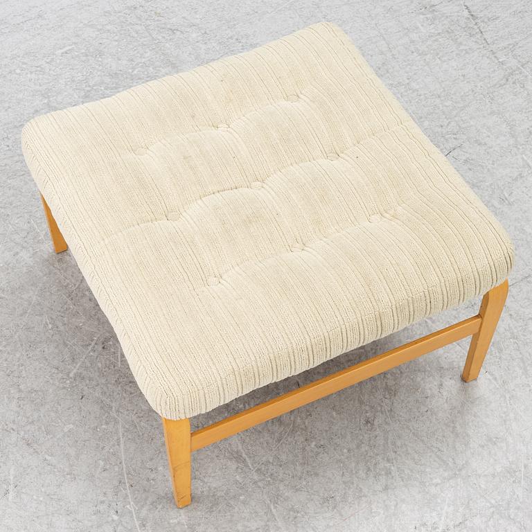 Bruno Mathsson, Armchair with footstool, “Ingrid”, Dux.