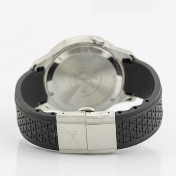 Sjöö Sandström, Royal Steel, Worldtimer, "SÄPO/Swedish Security Service", armbandsur, 41 mm.