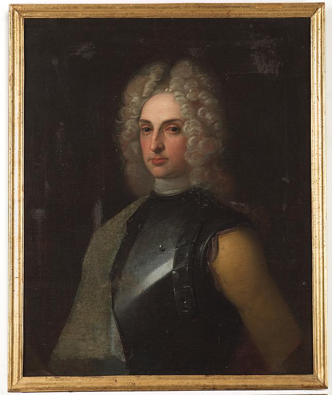 David von Krafft Attributed to, "Carl Henrik Bonde" (1679-1722).