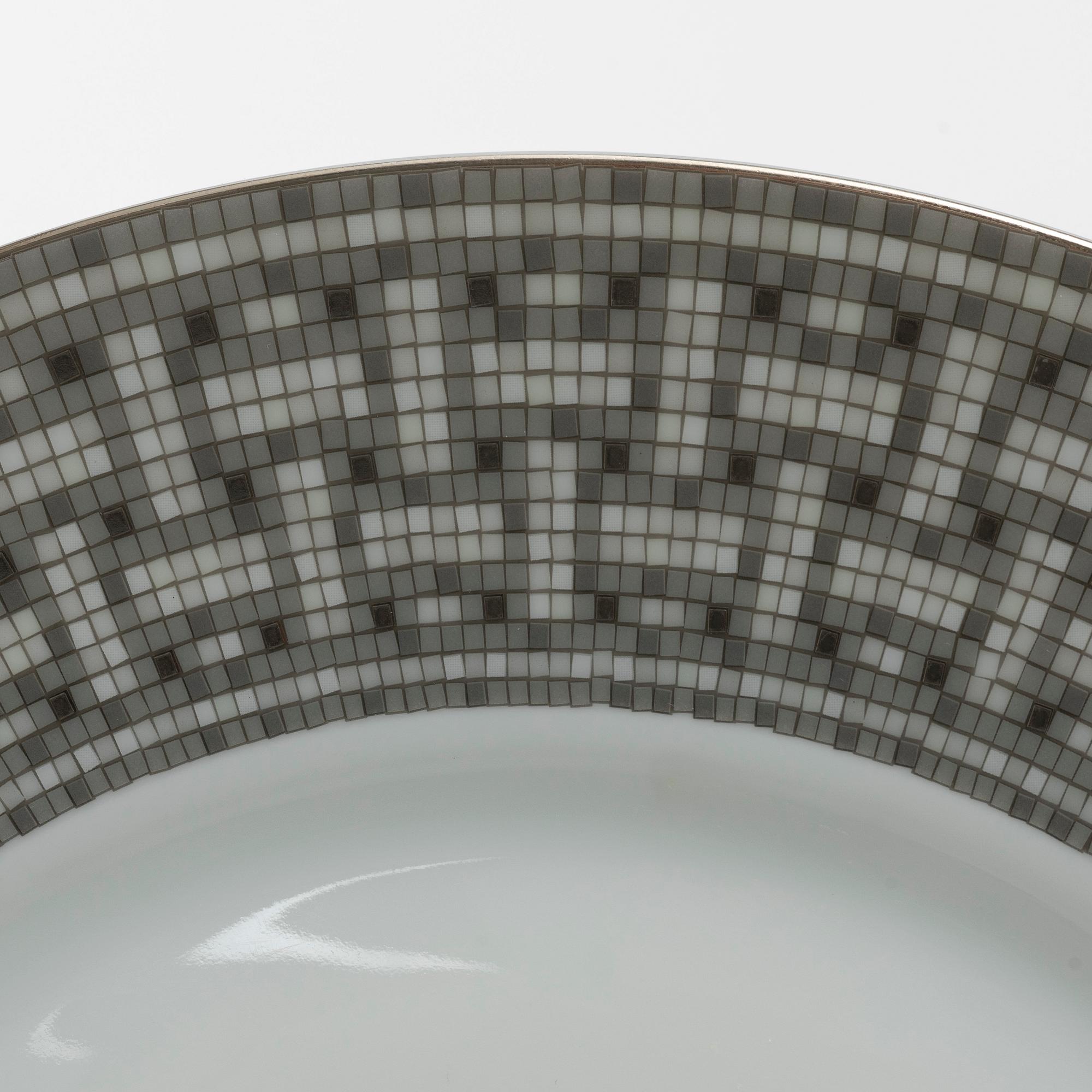 Hermès, tallrikar, 8 st, "Mosaique au 24".