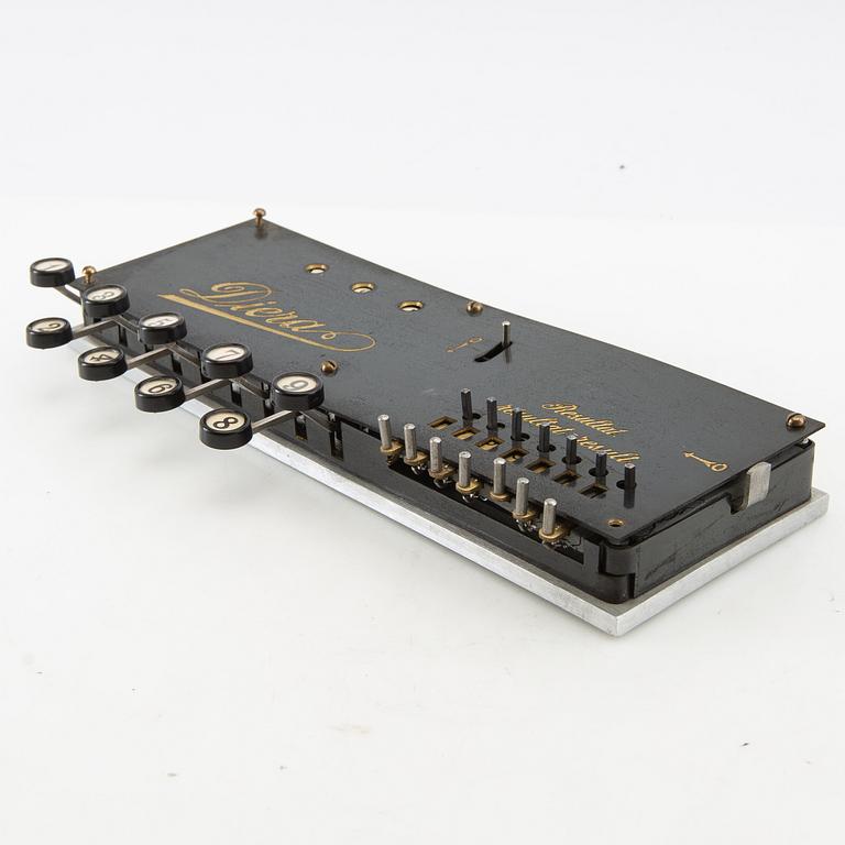 Kalkyltor Diera, Pallweber & Bordt, början på 1900-talet.