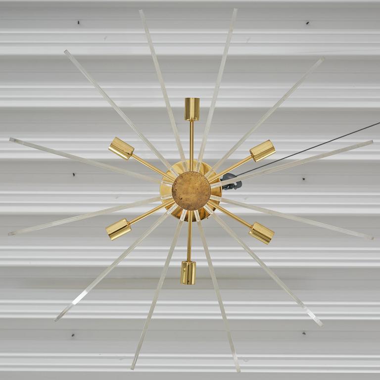 Hans-Agne Jakobsson, a rare ceiling lamp model "C 2438", Hans-Agne Jakobsson AB, Markaryd, 1970s.