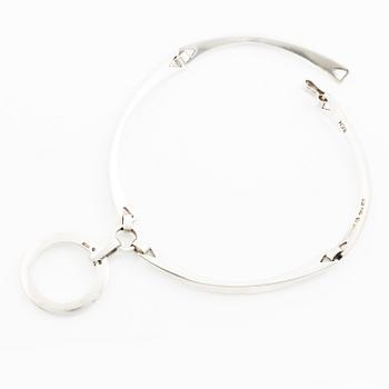 Sven-Erik Högberg, a necklace, sterling silver, Gothenburg 1991.