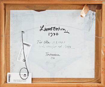 SIXTEN LUNDBOHM, olja på pannå, sign samt dat a tergo 1970.