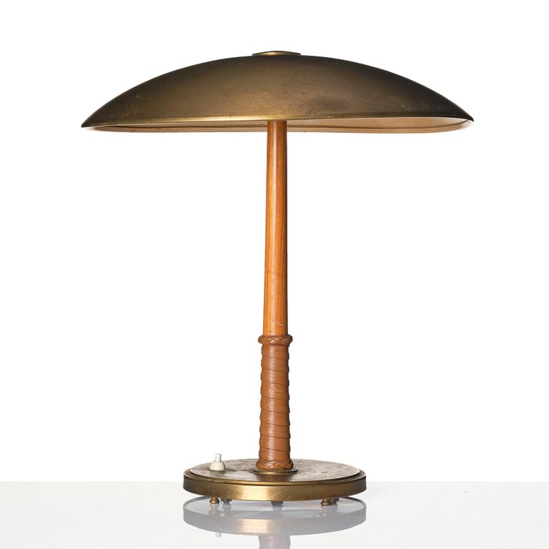 Harald Notini, bordslampa, modell "15525", Arvid Böhlmarks Lampfabrik, Stockholm 1950-tal.