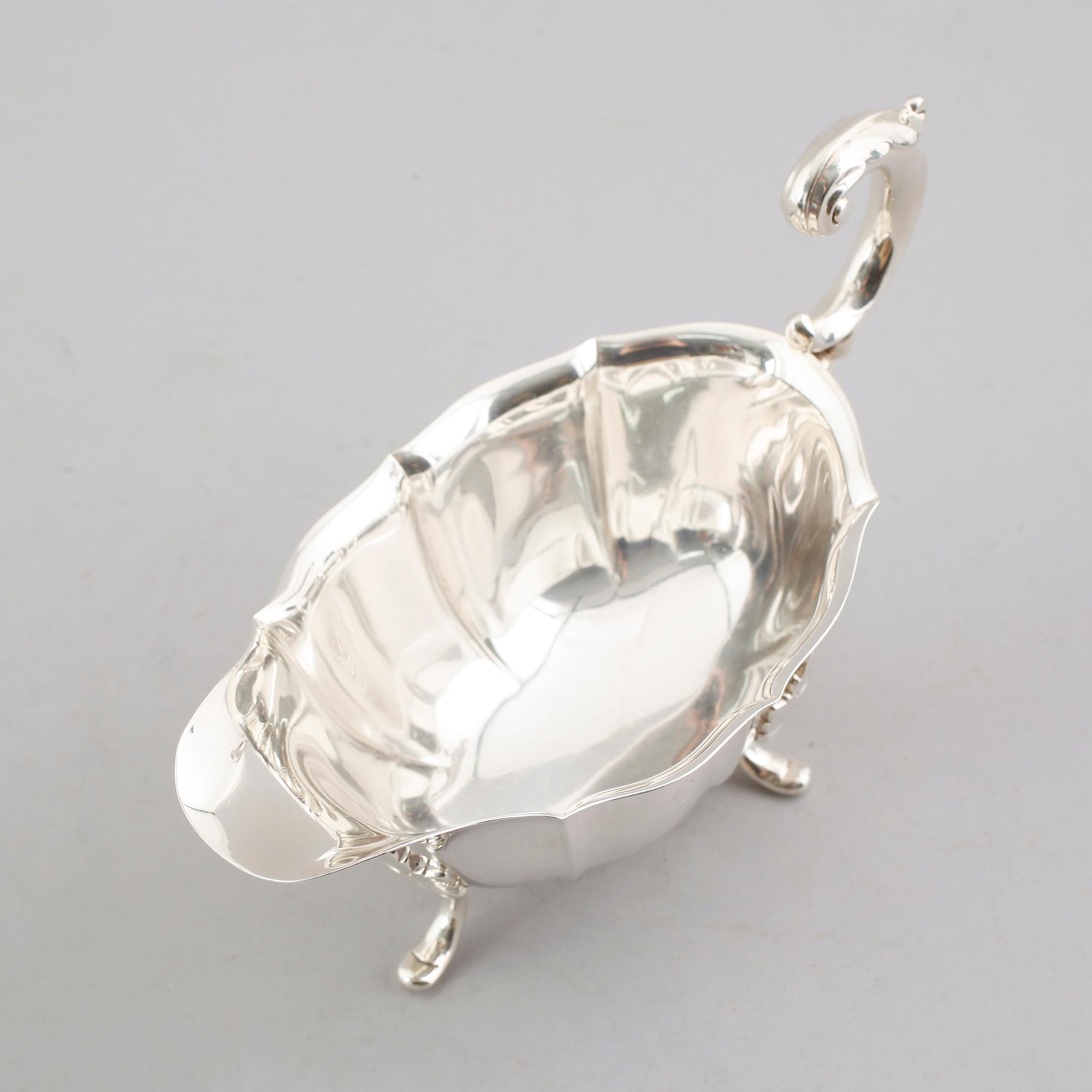 SÅSSKÅL, silver, Danmark 1953. Vikt ca 321 gram.