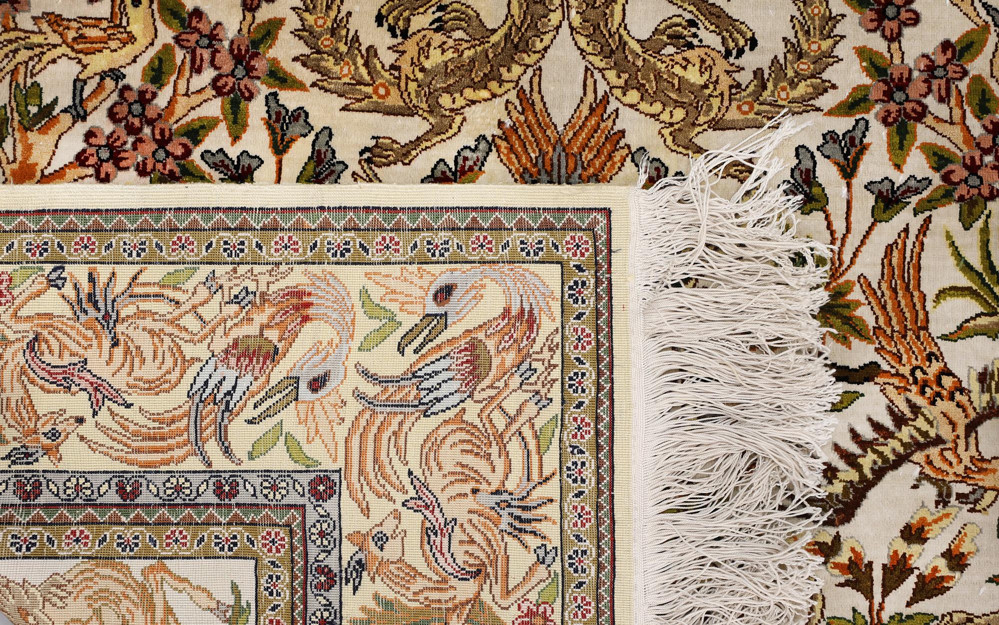 Carpet, Kayseri, silk, 166 x 114 cm.