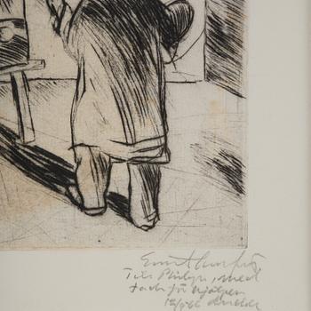 Evert Lundquist, "The Painter in the Studio".