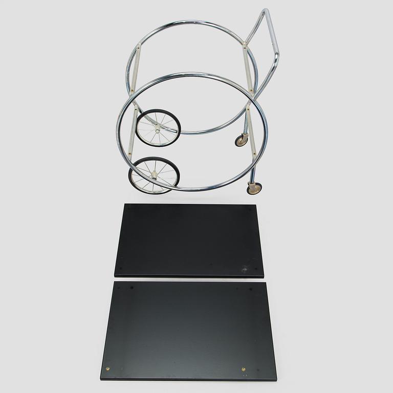 Serving trolley, functionalist style, 2000s.
