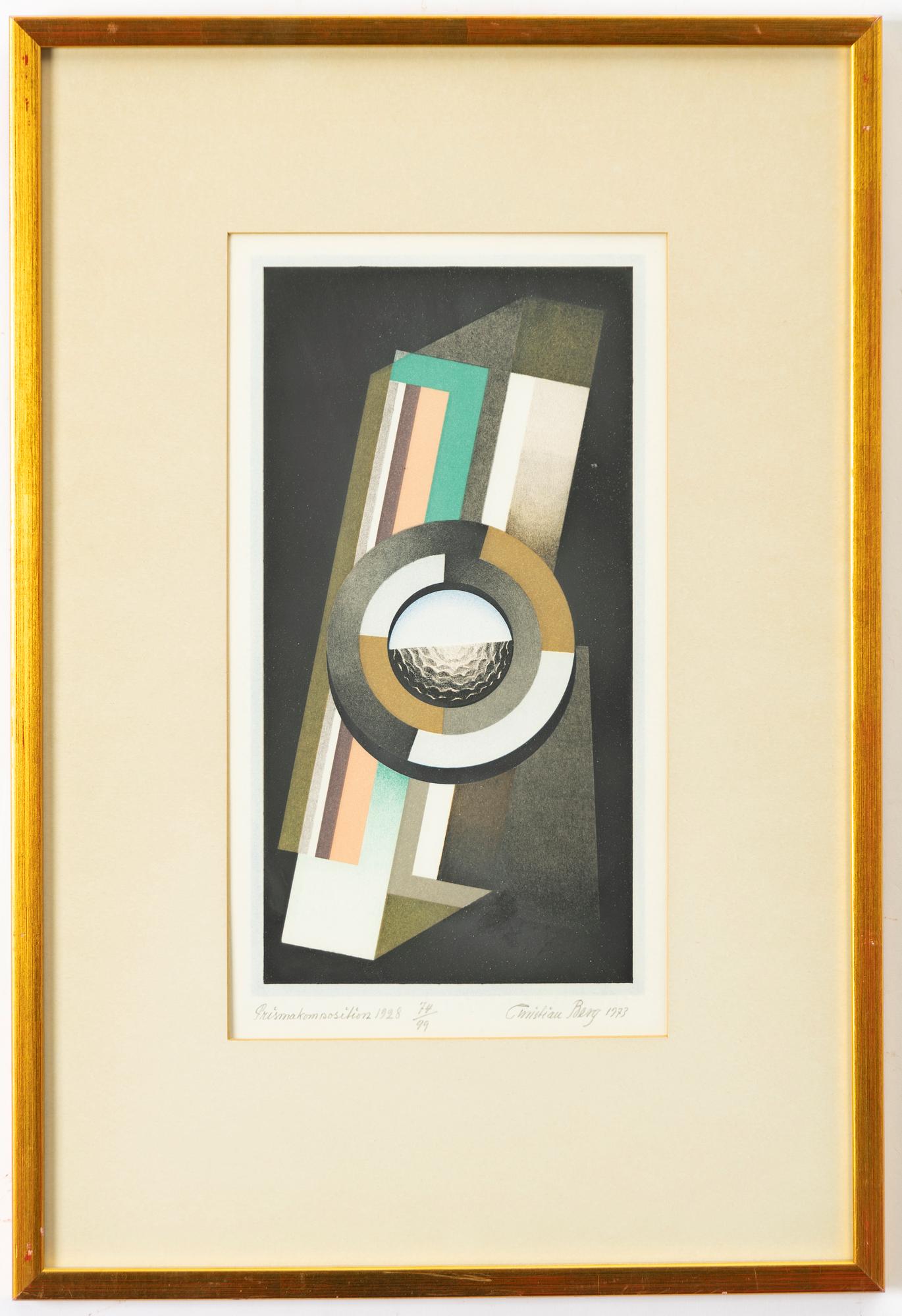 Christian Berg, "Prismakomposition 1928".