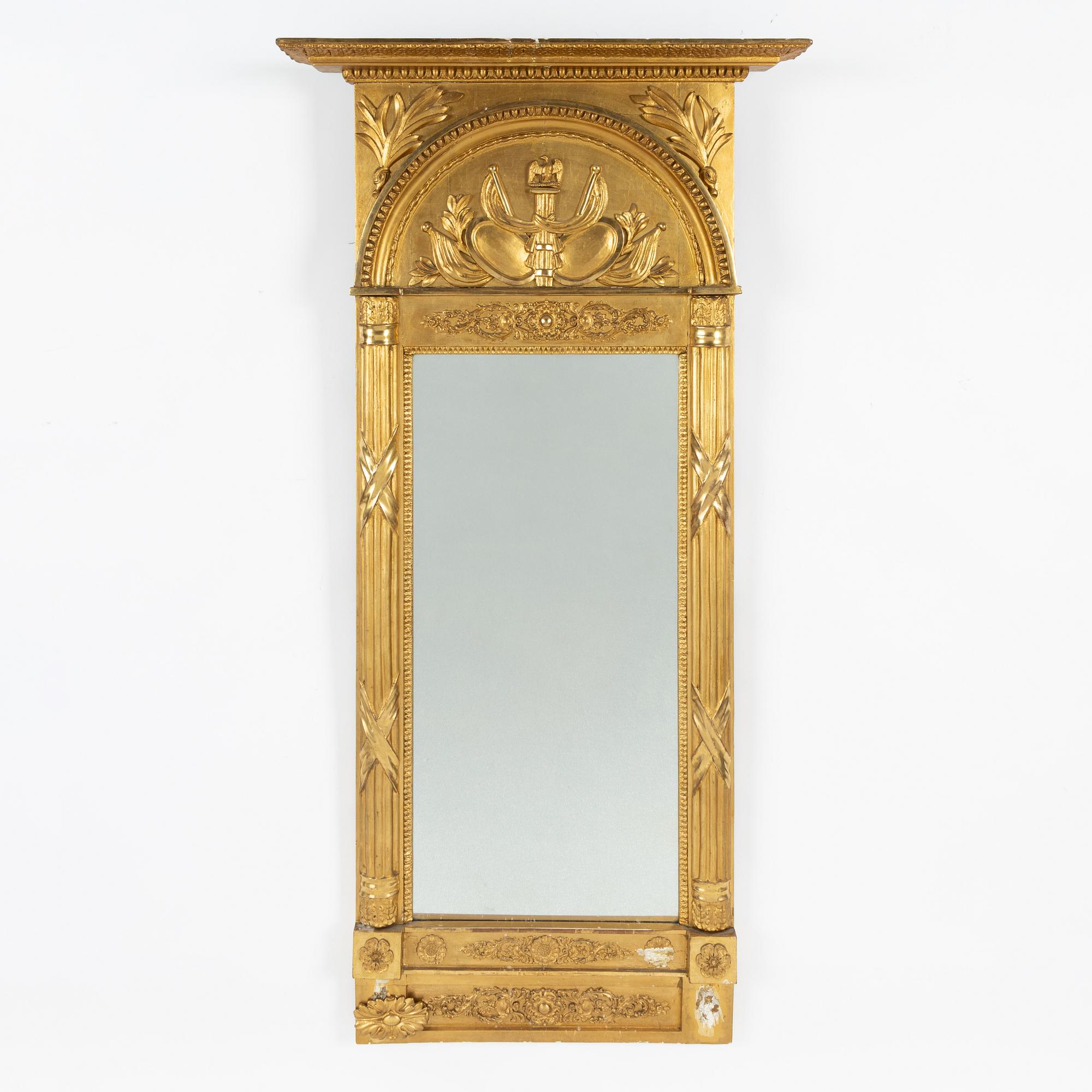 Spegel, empire, 1800-talets första hälft.