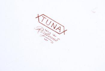 TVÄTTSERVIS, 4 delar, flintgods, "Tuna", 1900-talets första hälft.