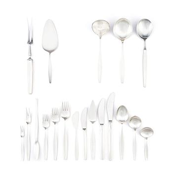 563. Tias Eckhoff, a set of 98 sterling and stainless steel 'Cypress' flatware, Copenhagen post 1952.