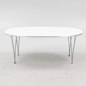 Bruno Mathsson & Piet Hein, a 'Superellips' coffee table, Fritz Hansen, Denmark, 1986.
