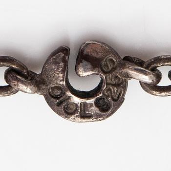 Ole Lynggaard A set of two sterling silver necklaces. Denmark.