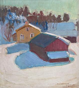 218. Väinö Hämäläinen, WINTER SCENE.