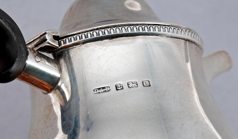 KAFFEKANNA, silver, Docker & Burn, Birmingham, England, 1851.