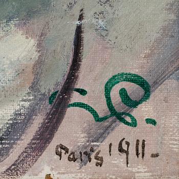 GEORG PAULI, olja på duk, sign och dat Paris 1911.