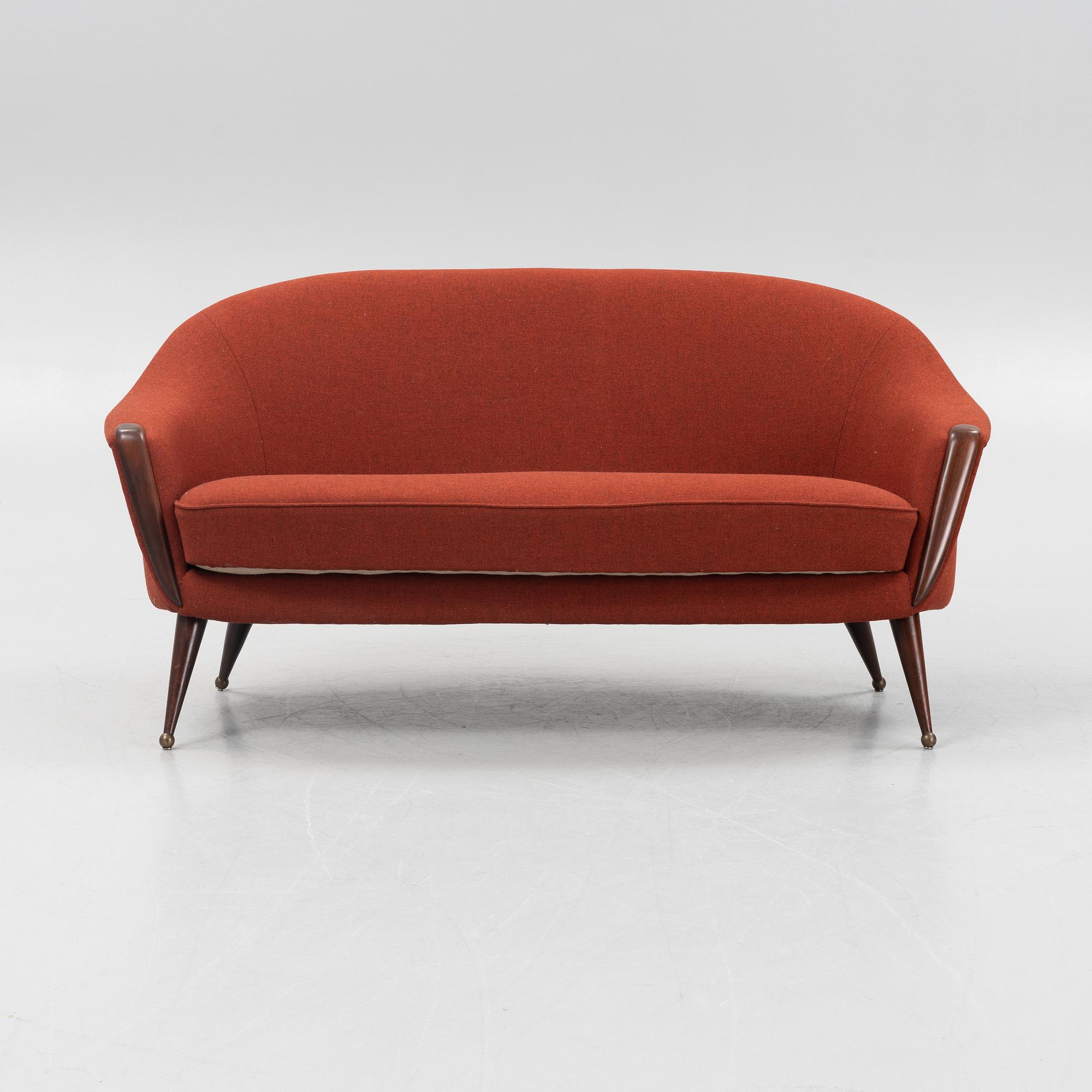 Folke Jansson, soffa, "Orion", SM Wincrantz, Skövde, 1950-tal.