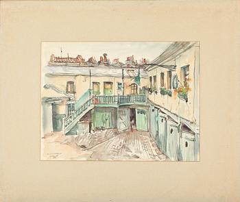 William Gaunt · WILLIAM GAUNT, akvarell, signerad och daterad 1939.