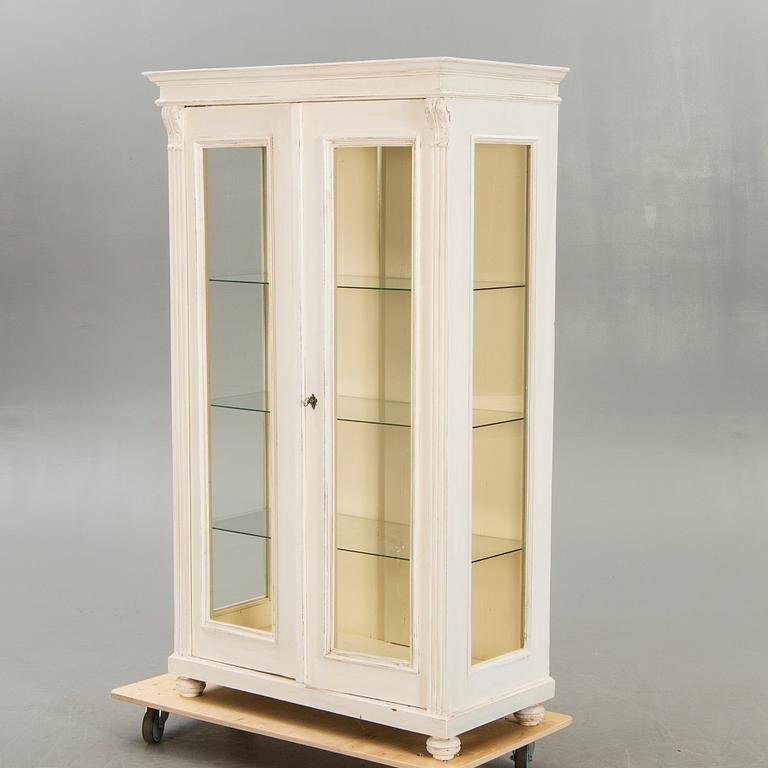 A painted display cabinet first half of the 20th century.