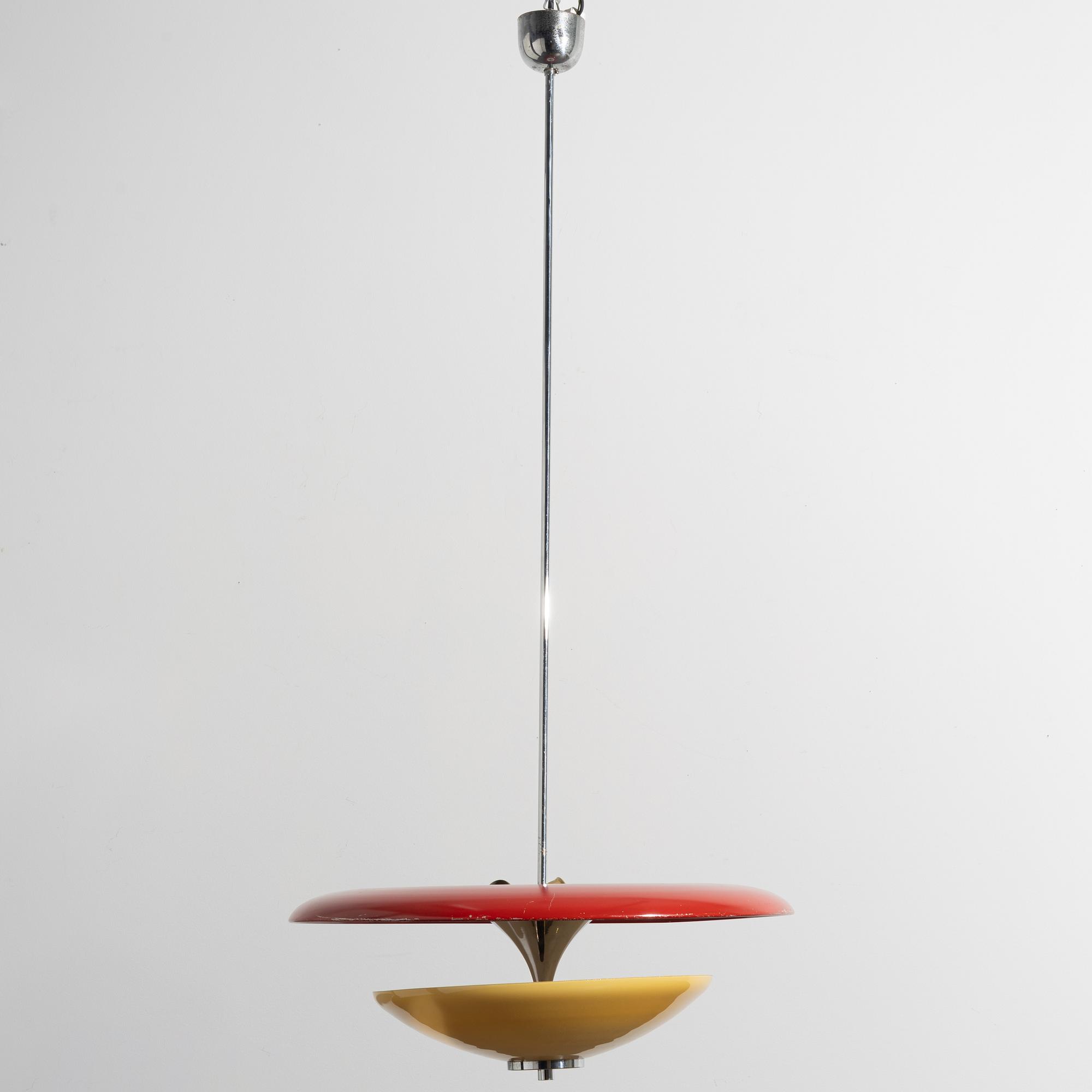 Cebe, a ceiling lamp model "75988", Svalöv, 1930s.