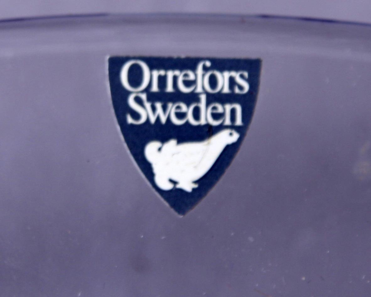 FAT, 2 st, glas, Orrefors samt Gösta Sigvard,  Lindshammar Glasbruk.