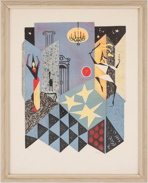 STELLAN MÖRNER, färglitografi, signerad och numrerad 34/260.