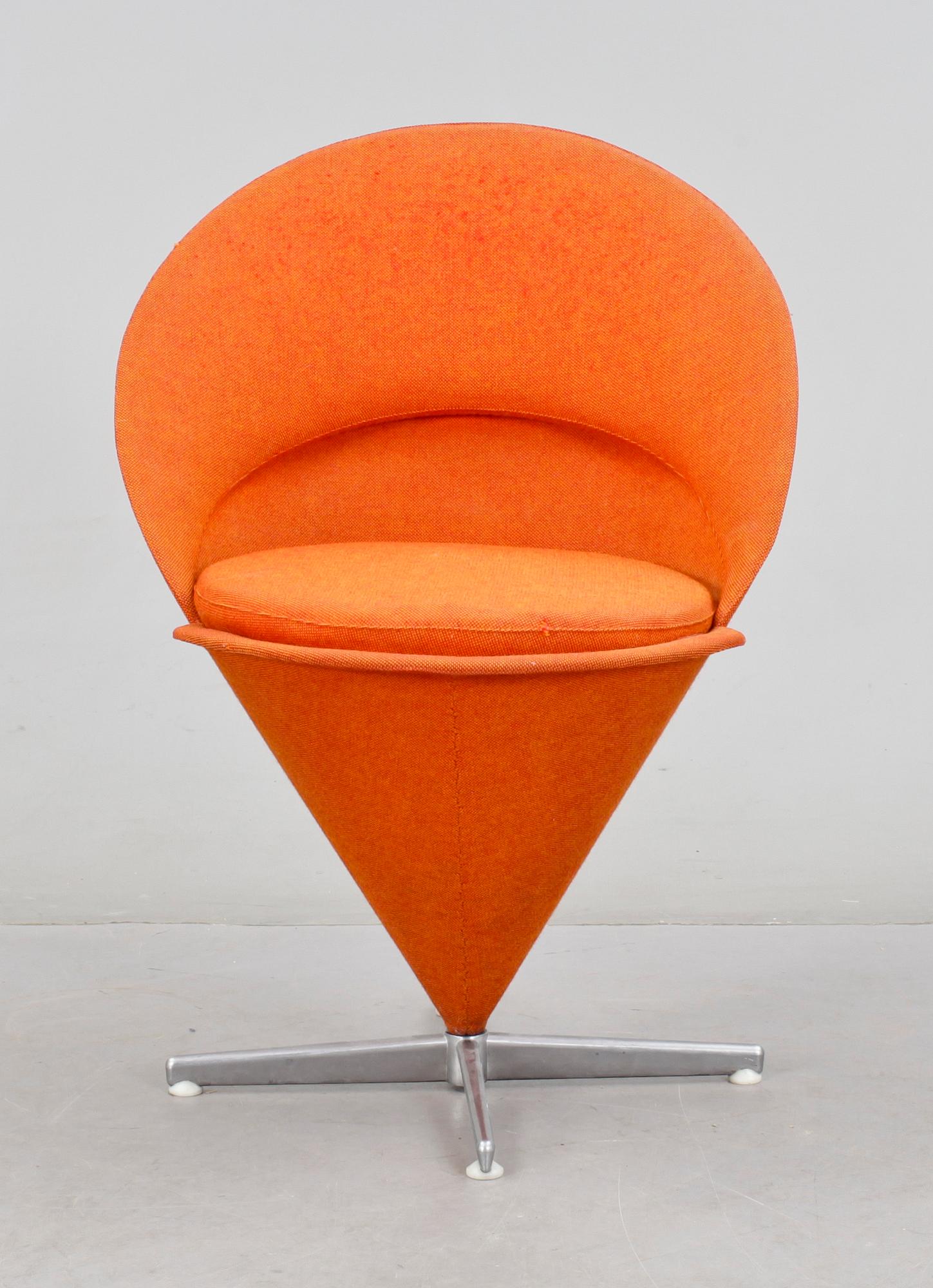 STOL, "Cone-chair", Verner Panton för Plus Linje A/S, Danmark.