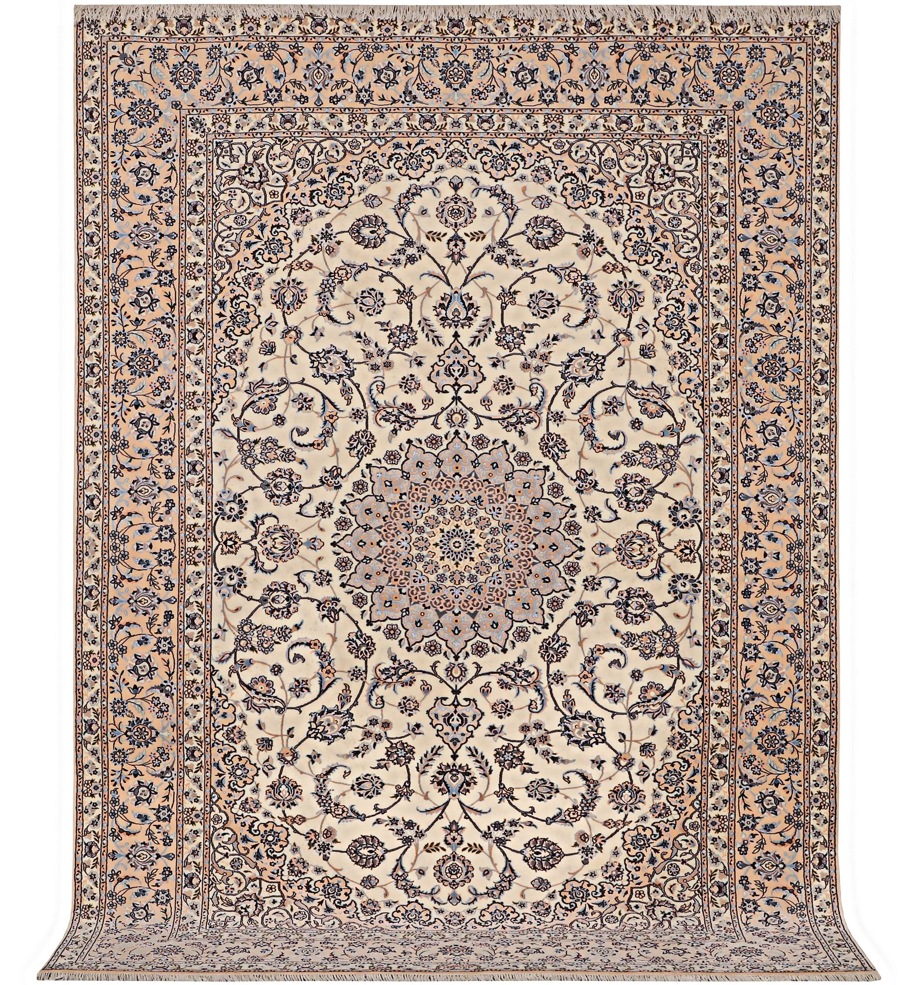 Matta, Nain part silk, 6LA, ca 316 x 210 cm.