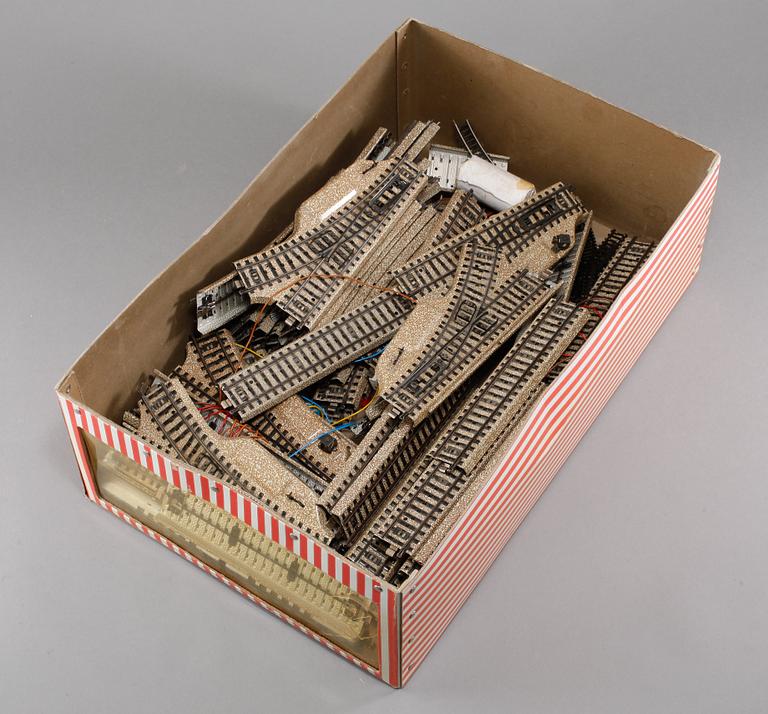 PARTI TÅGDELAR, bl a Märklin, 1900-tal.