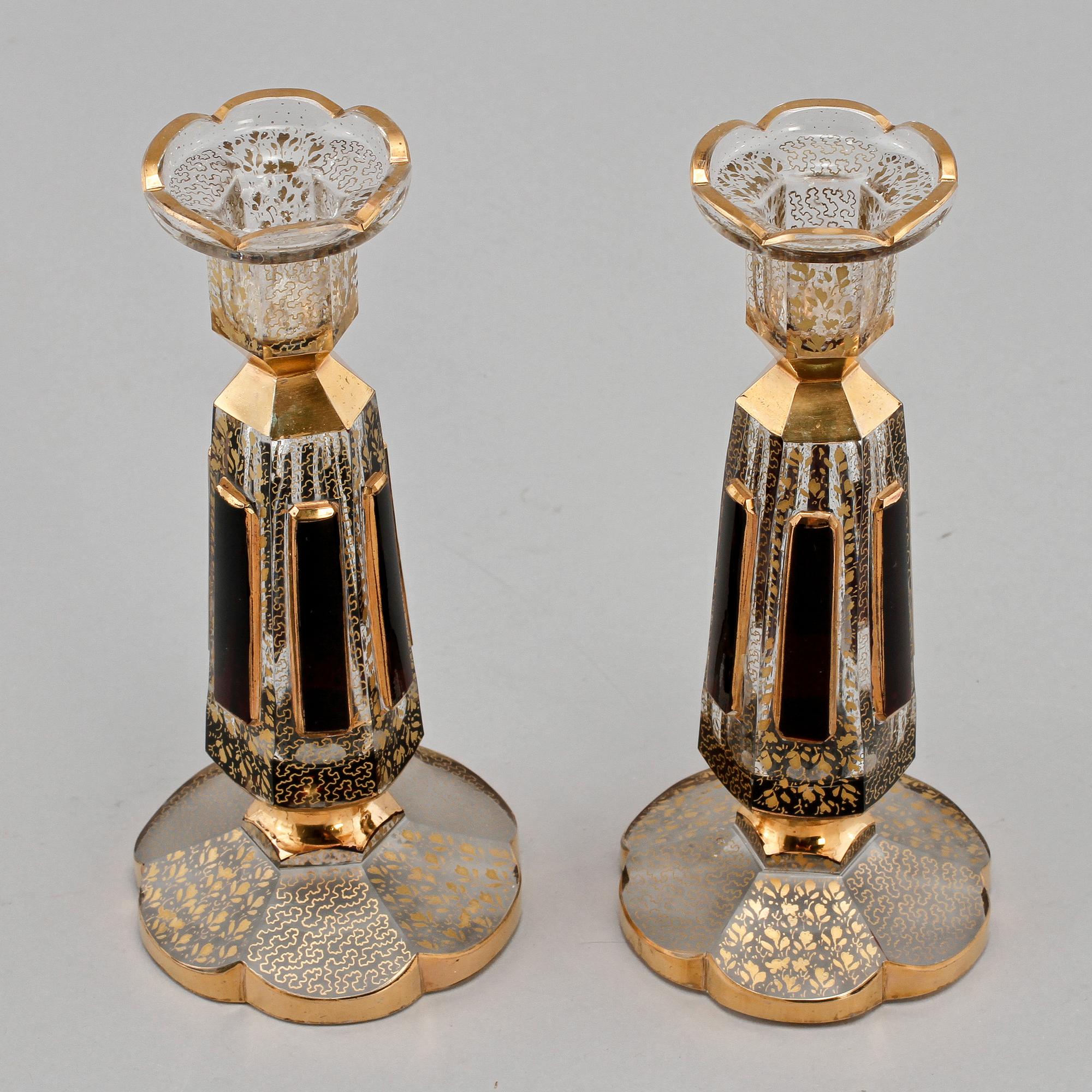 PARTI GLAS, 17 delar, Böhmen, 1900-talets första hälft.