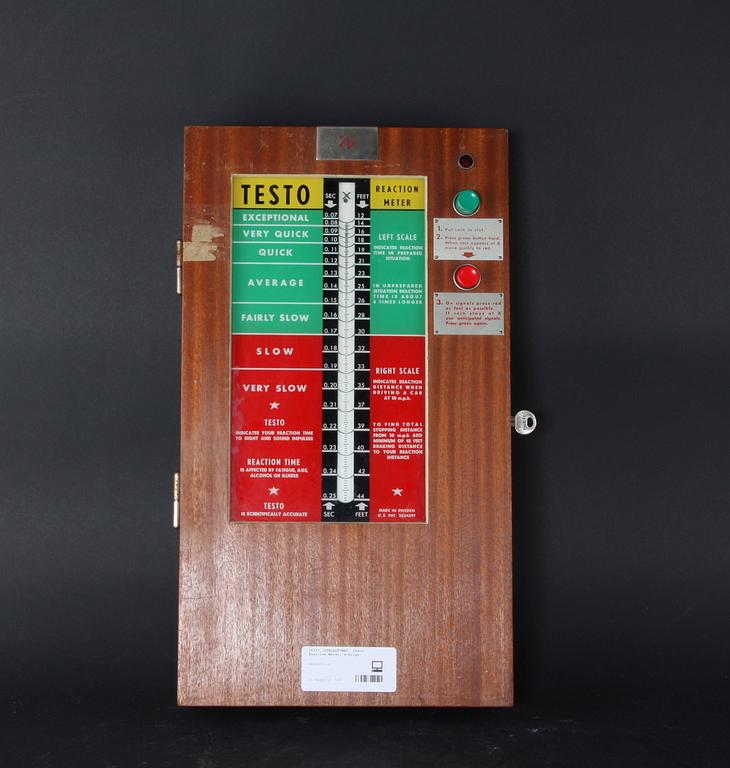 SPELAUTOMAT, Testo, Reaction Meter, Sverige.