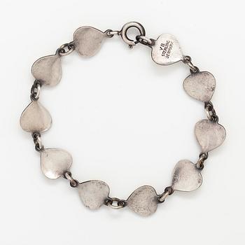 Volmer Bahner, Armband, silver, emalj. Danmark.