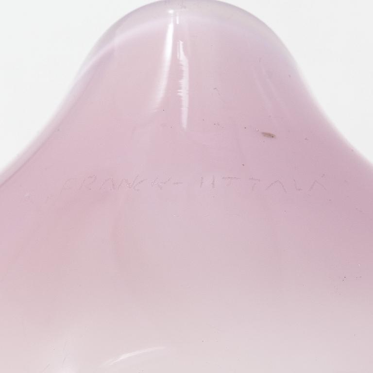 Kaj Franck, a set of five art glass bowls, model 3318, 'Näkinkenkä', signed K. Franck, Iittala.