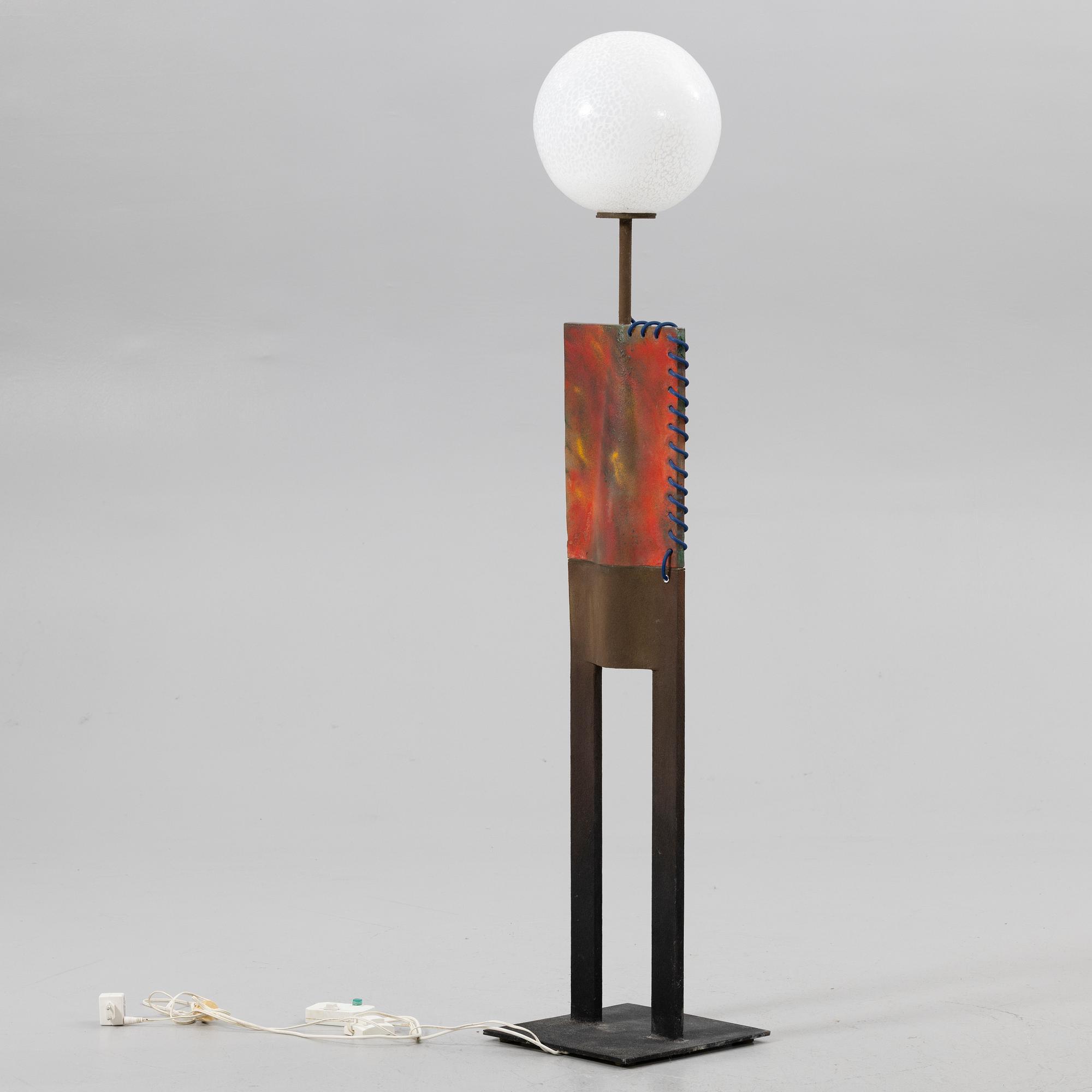 Kjell Engman, Floor lamp/sculpture, Kosta Boda, 2005.