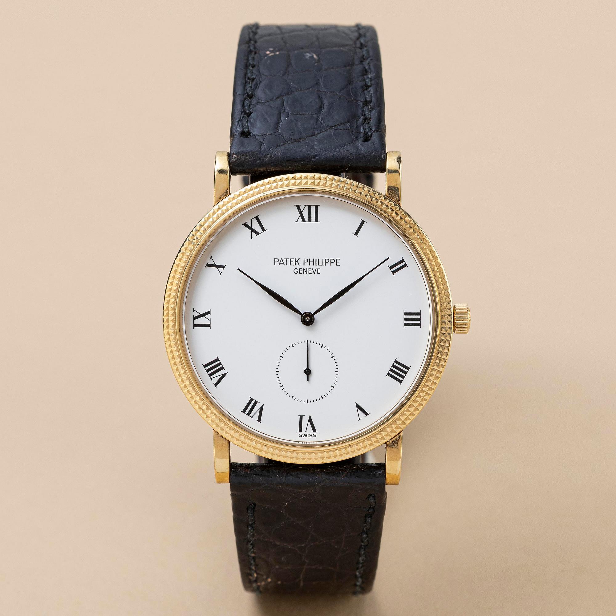Patek Philippe, Calatrava, "Clous de Paris", ca 1990.