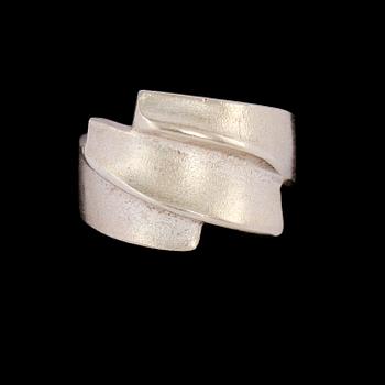 RING, sterlingsilver, Björn Weckström, Lapponia, Finland. 1996. Vikt 8 g.