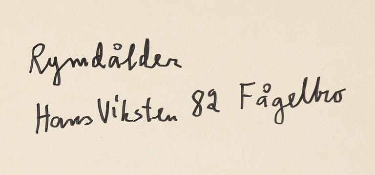 Hans Viksten, "Rymdålder".