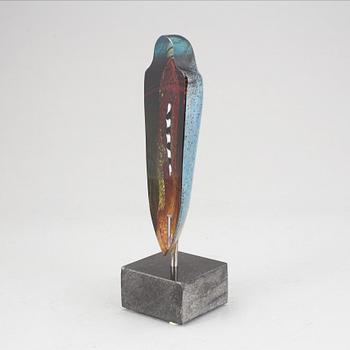 SKULPTUR, glas, Bertil Vallien, Kosta Boda Atelier. Numr 801?17/1000. Dat -91.